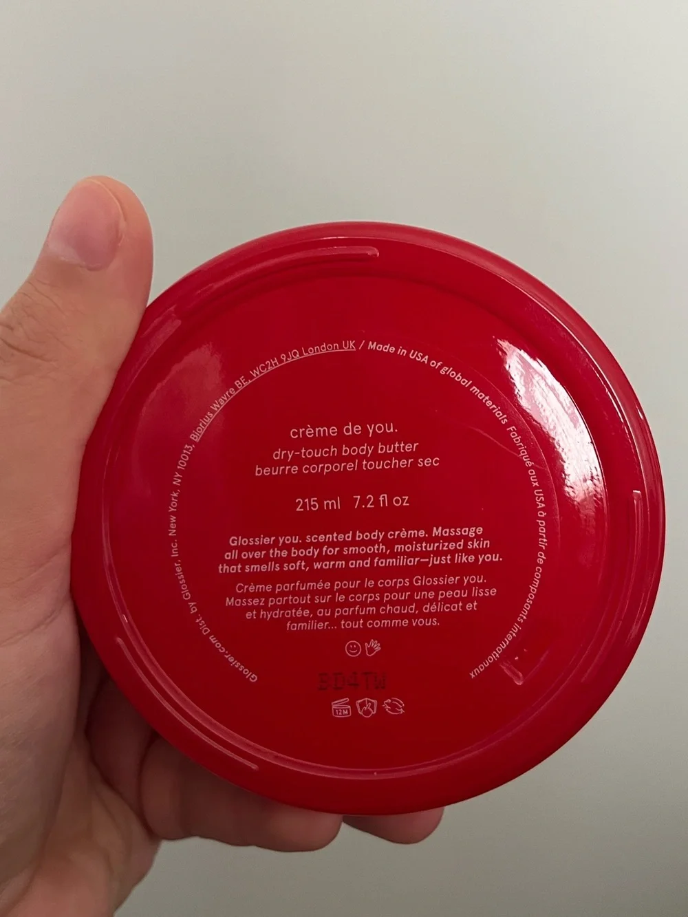 NEW Glossier Crème De You Body Butter